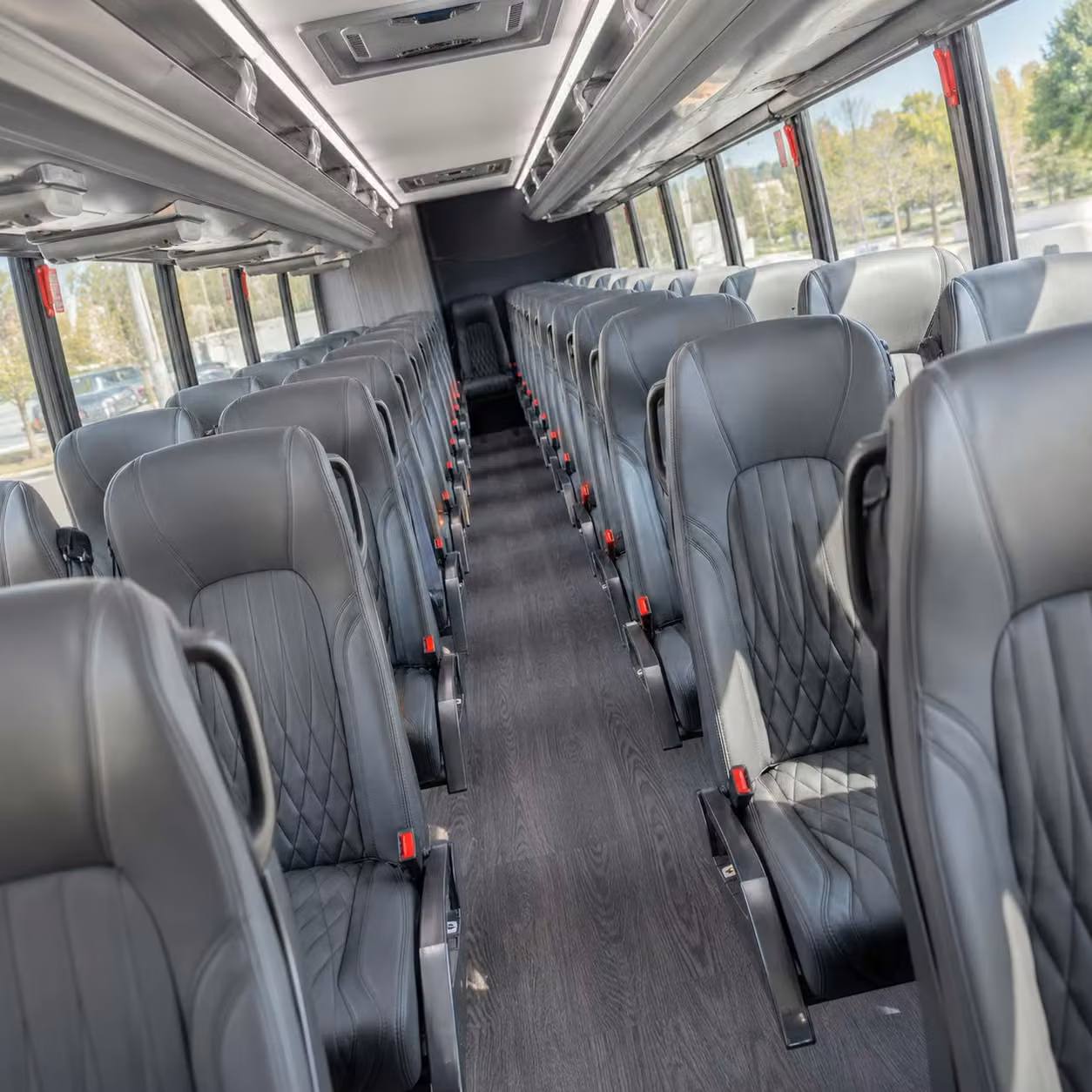 25 passenger minibus interior