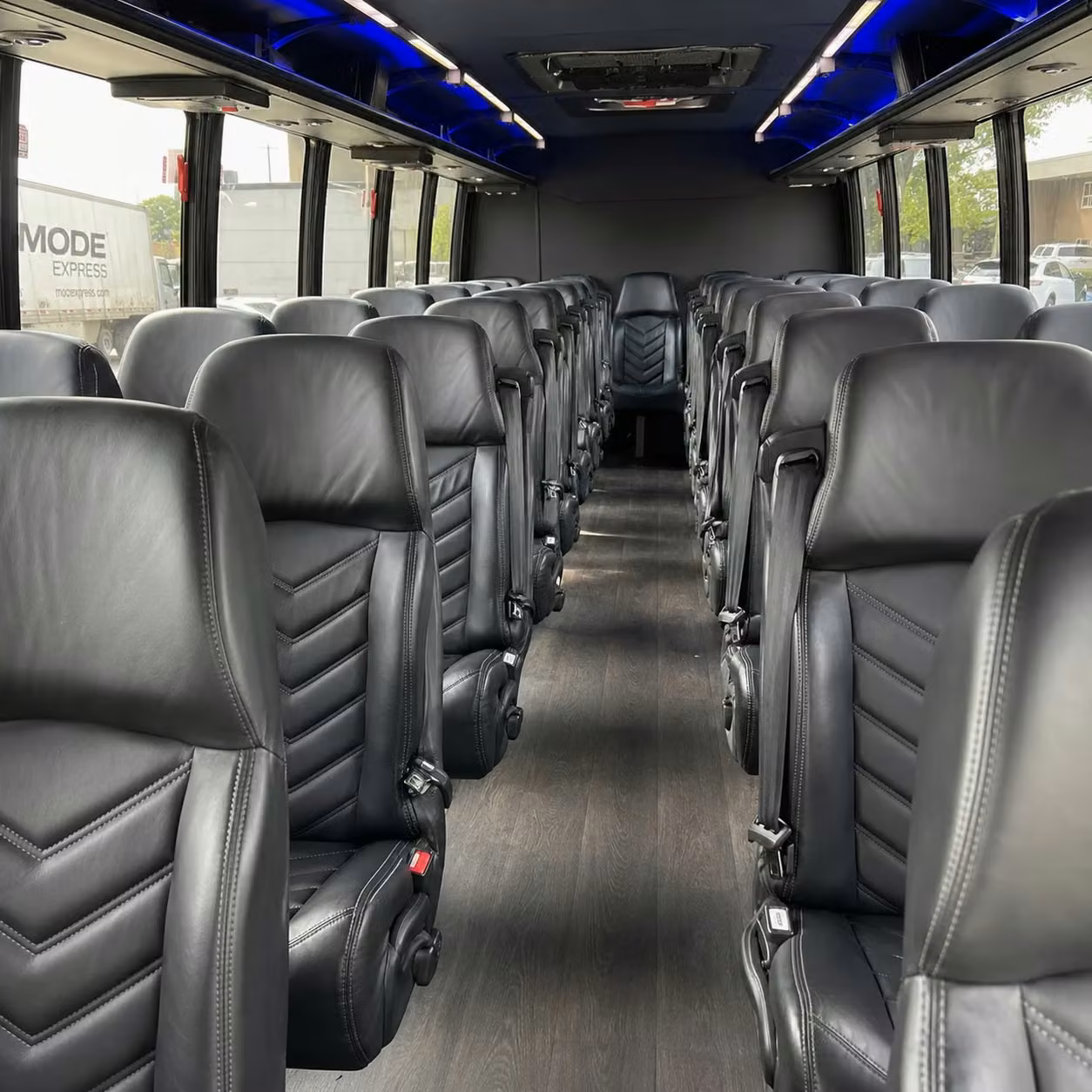 30 passenger minibus interior