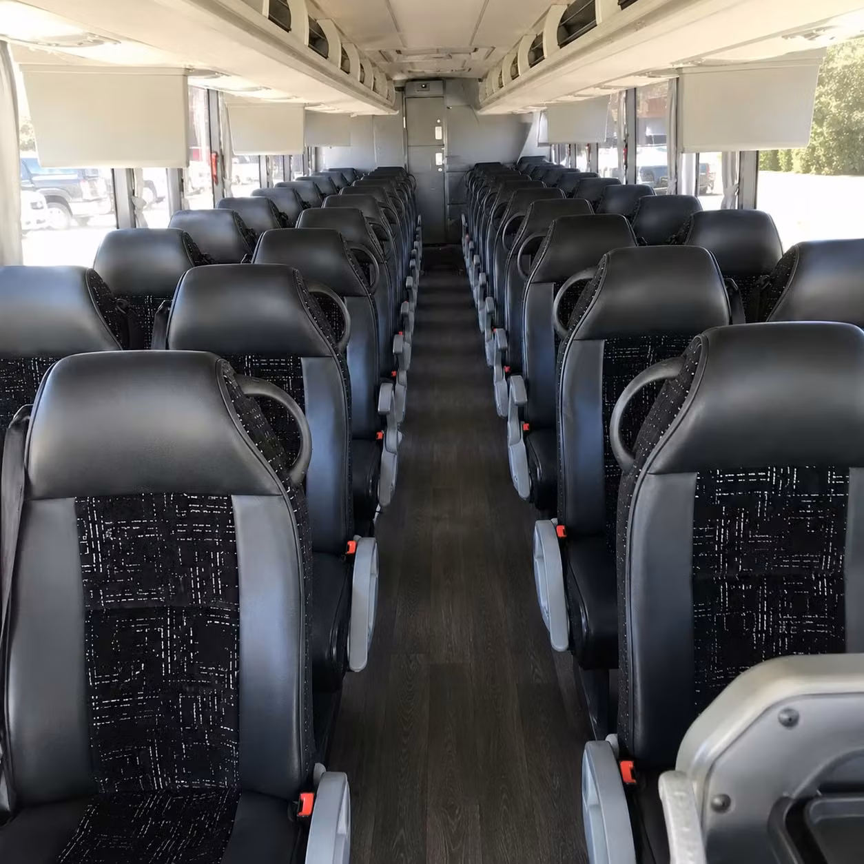 jersey city charter bus interior gallery
