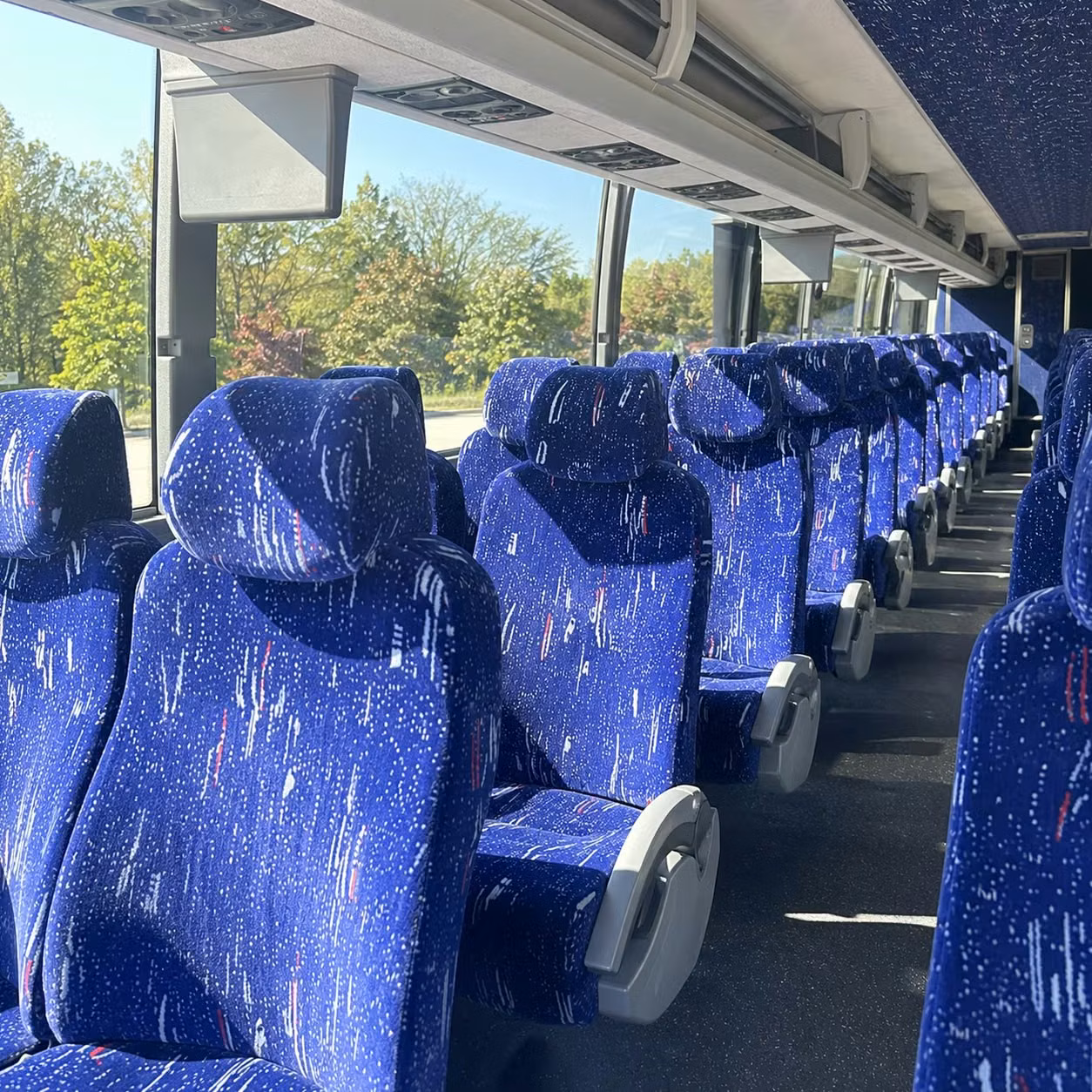 jersey city charter bus interior