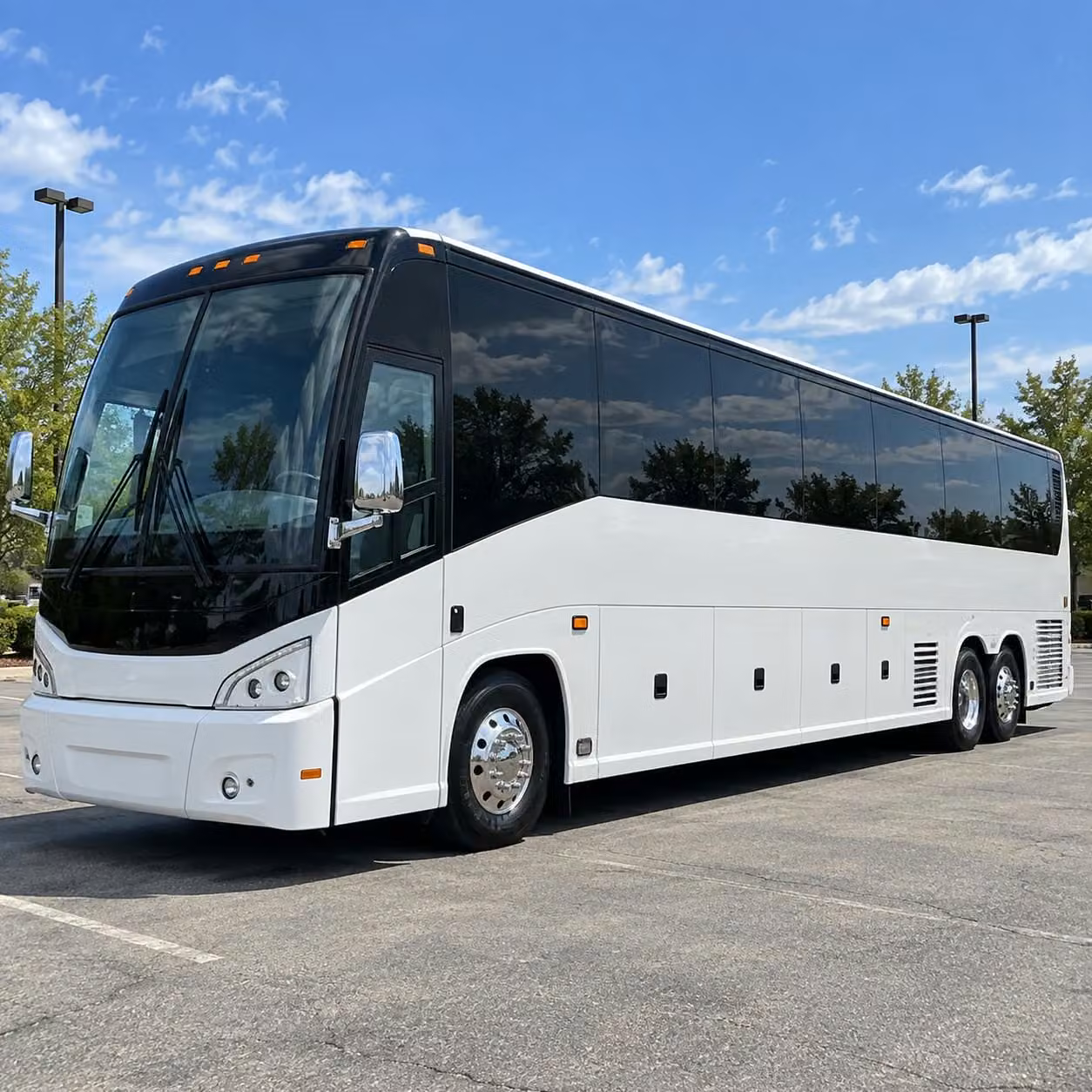 jersey city charter bus rental exterior