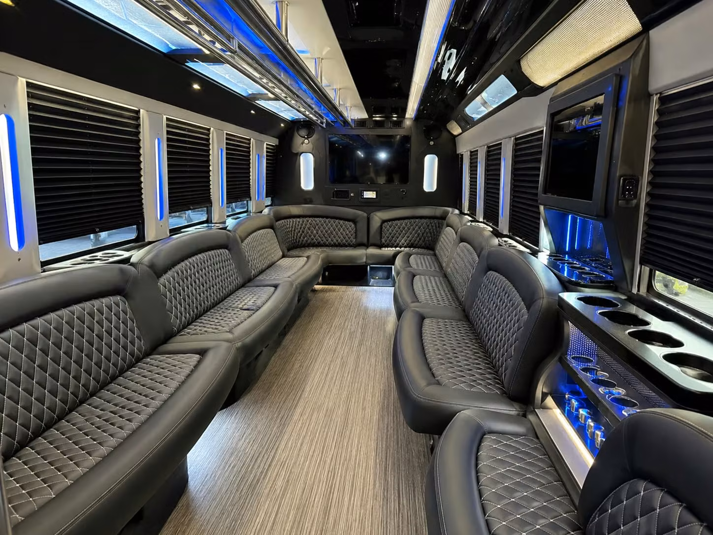 party buses for prom night in jersey city are ready and waiting