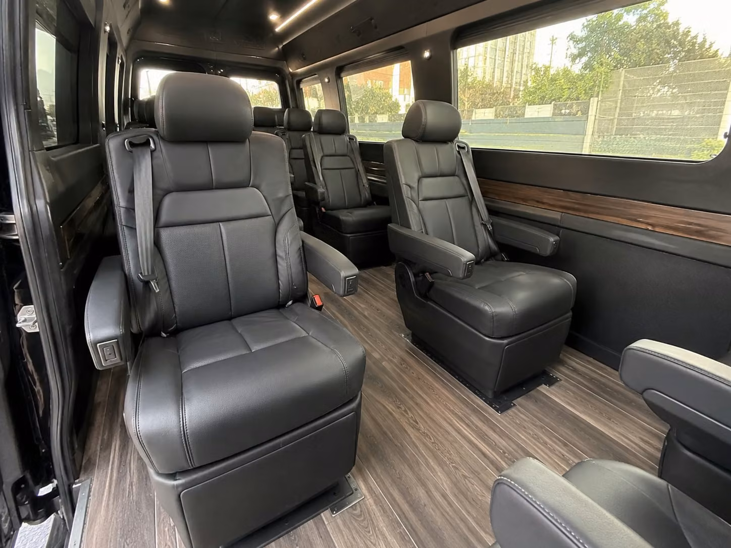 sprinter van with driver interior